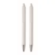   Set instrumente de scris, 2502E15865, Everestus, 17.3 x 5.2 x 2.2 cm, Aluminiu, Alb