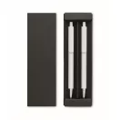 Set instrumente de scris, 2502E15865, Everestus, 17.3 x 5.2 x 2.2 cm, Aluminiu, Alb
