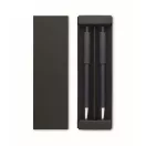 Set instrumente de scris, 2502E15866, Everestus, 17.3 x 5.2 x 2.2 cm, Aluminiu, Albastru marin francez