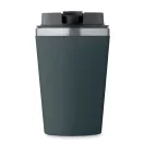 Cana de voiaj, Everestus, 2610E18494, 350 ml, Ø8.5x14 cm, Polipropilena, Verde Petrol