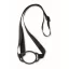Lanyard cu suport pentru pahar, 2502E14257, Everestus, 55 x 6 cm, Poliester, Negru