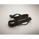 Lanyard cu suport pentru pahar, 2502E14257, Everestus, 55 x 6 cm, Poliester, Negru