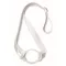 Lanyard cu suport pentru pahar, 2502E14256, Everestus, 55 x 6 cm, Poliester, Alb