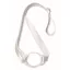 Lanyard cu suport pentru pahar, 2502E14256, Everestus, 55 x 6 cm, Poliester, Alb