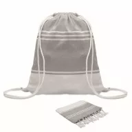   Prosop de plaja, 2502E16398, Everestus, 90 x 160 cm, Poliester, Bumbac, Gri