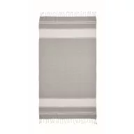   Prosop de plaja, 2502E16398, Everestus, 90 x 160 cm, Poliester, Bumbac, Gri