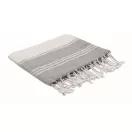 Prosop de plaja, 2502E16398, Everestus, 90 x 160 cm, Poliester, Bumbac, Gri