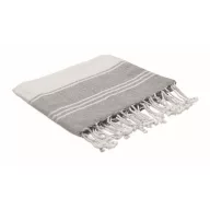   Prosop de plaja, 2502E16398, Everestus, 90 x 160 cm, Poliester, Bumbac, Gri