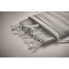 Prosop de plaja, 2502E16398, Everestus, 90 x 160 cm, Poliester, Bumbac, Gri