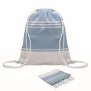Prosop de plaja, 2502E16399, Everestus, 90 x 160 cm, Poliester, Bumbac, Albastru turcoaz