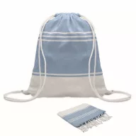   Prosop de plaja, 2502E16399, Everestus, 90 x 160 cm, Poliester, Bumbac, Albastru turcoaz