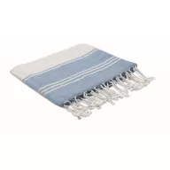   Prosop de plaja, 2502E16399, Everestus, 90 x 160 cm, Poliester, Bumbac, Albastru turcoaz