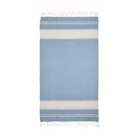   Prosop de plaja, 2502E16399, Everestus, 90 x 160 cm, Poliester, Bumbac, Albastru turcoaz