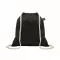 Saculet cu snur, Everestus, 2601E14311, 37x41 cm, Bumbac, Negru