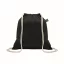 Saculet cu snur, Everestus, 2601E14311, 37x41 cm, Bumbac, Negru
