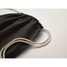 Saculet cu snur, Everestus, 2601E14311, 37x41 cm, Bumbac, Negru