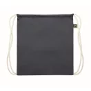 Saculet cu snur, Everestus, 2601E14305, 37x41 cm, Bumbac, Albastru