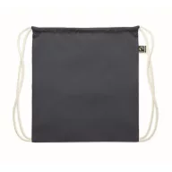   Saculet cu snur, Everestus, 2601E14305, 37x41 cm, Bumbac, Albastru