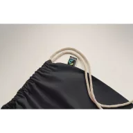   Saculet cu snur, Everestus, 2601E14305, 37x41 cm, Bumbac, Albastru