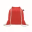 Saculet cu snur, Everestus, 2601E14312, 37x41 cm, Bumbac, Rosu