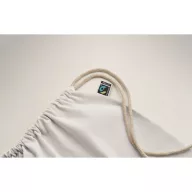   Saculet cu snur, Everestus, 2601E14304, 37x41 cm, Bumbac, Alb
