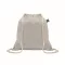 Saculet cu snur, Everestus, 2601E14310, 37x41 cm, Bumbac, Gri