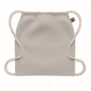 Saculet cu snur, Everestus, 2601E14310, 37x41 cm, Bumbac, Gri