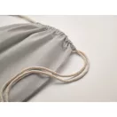 Saculet cu snur, Everestus, 2601E14310, 37x41 cm, Bumbac, Gri