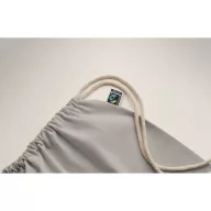   Saculet cu snur, Everestus, 2601E14310, 37x41 cm, Bumbac, Gri