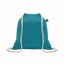 Saculet cu snur, Everestus, 2601E14313, 37x41 cm, Bumbac, Turcoaz