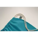 Saculet cu snur, Everestus, 2601E14313, 37x41 cm, Bumbac, Turcoaz