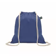   Saculet cu snur, Everestus, 2601E14306, 37x41 cm, Bumbac, Albastru regal