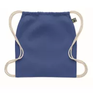   Saculet cu snur, Everestus, 2601E14306, 37x41 cm, Bumbac, Albastru regal