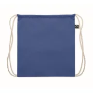   Saculet cu snur, Everestus, 2601E14306, 37x41 cm, Bumbac, Albastru regal