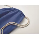 Saculet cu snur, Everestus, 2601E14306, 37x41 cm, Bumbac, Albastru regal