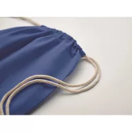   Saculet cu snur, Everestus, 2601E14306, 37x41 cm, Bumbac, Albastru regal