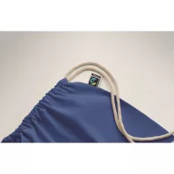   Saculet cu snur, Everestus, 2601E14306, 37x41 cm, Bumbac, Albastru regal