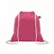 Saculet cu snur, Everestus, 2601E14308, 37x41 cm, Bumbac, Fuchsia