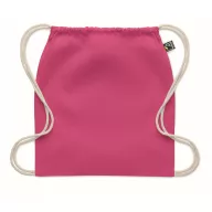   Saculet cu snur, Everestus, 2601E14308, 37x41 cm, Bumbac, Fuchsia