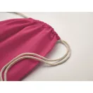 Saculet cu snur, Everestus, 2601E14308, 37x41 cm, Bumbac, Fuchsia