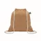 Saculet cu snur, Everestus, 2601E14307, 37x41 cm, Bumbac, Maro fildes