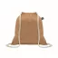 Saculet cu snur, Everestus, 2601E14307, 37x41 cm, Bumbac, Maro fildes