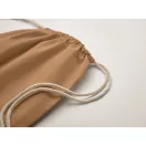 Saculet cu snur, Everestus, 2601E14307, 37x41 cm, Bumbac, Maro fildes