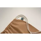 Saculet cu snur, Everestus, 2601E14307, 37x41 cm, Bumbac, Maro fildes