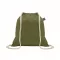 Saculet cu snur, Everestus, 2601E14314, 37x41 cm, Bumbac, Verde inchis