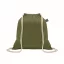 Saculet cu snur, Everestus, 2601E14314, 37x41 cm, Bumbac, Verde inchis