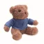 Ursulet de plus, Everestus, 2601E14693, 13x15 cm, Plush, Albastru