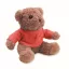 Ursulet de plus, Everestus, 2601E14696, 13x15 cm, Plush, Rosu