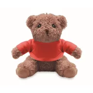   Ursulet de plus, Everestus, 2601E14696, 13x15 cm, Plush, Rosu