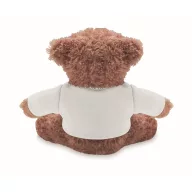 Ursulet de plus, Everestus, 2601E14692, 13x15 cm, Plush, Alb
